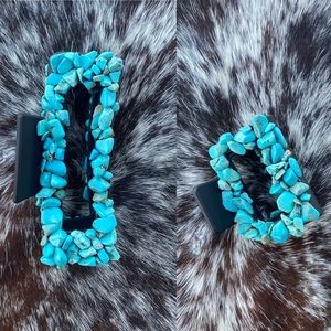 Turquoise claw clip bundle